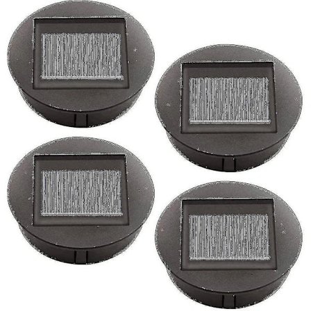 4 kpl aurinkokennolamppuja LED-valoilla, aurinkokennolamppujen korvaus, LED-kansi