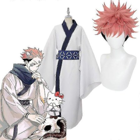 Anime Jujutsu Kaisen Itadori Yuji Ryomen Sukuna Cosplay Voksenkostumer Japan Kimono Hanfu Halloween Kostumer