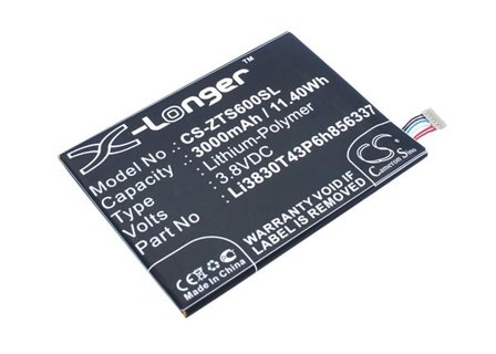 Batteri for SmartPhone, Mobil for BlackBerry Aurora, Aurora Dual SIM TD-LTE og andre.