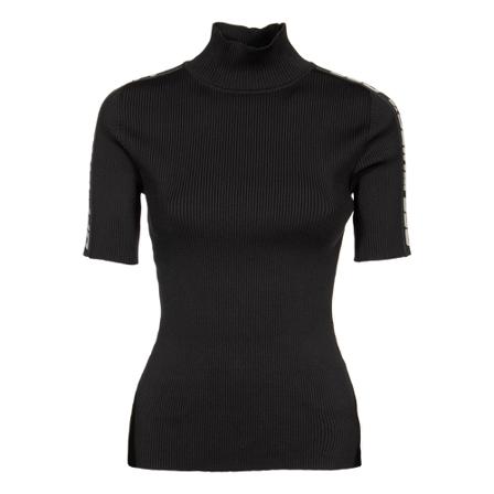 Off White, Turtlenecks Zwart, Dames, Maat:XS,stretch