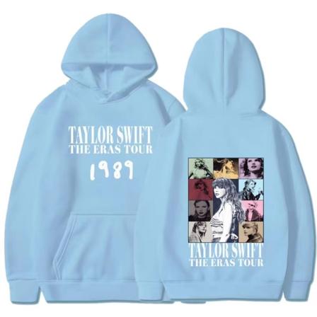 Tylor Ers r 0 Ccert r Crewc Taylor Swift 1989 hættetrøje til mænd og kvinder sky blue XS