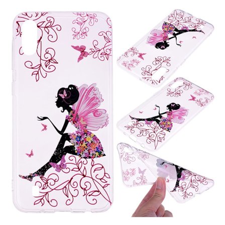 Butterfly läder Samsung Galaxy A10 fodral - Flerfärgad