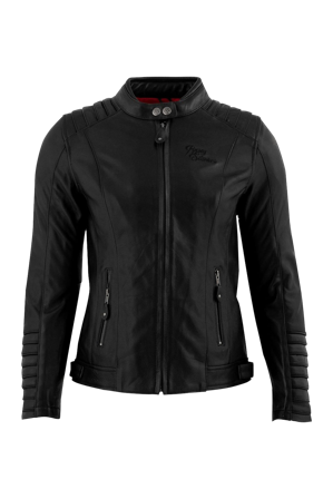 Rusty Stitches Amanda MC-Jacka Dam Svart 38