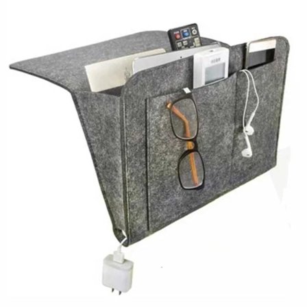 Förvaring Organisatör för Säng och Soffa Grå