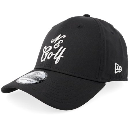 New Era - Black - flexfit - Cap - 39THIRTY Black Flexfit - Hatstore