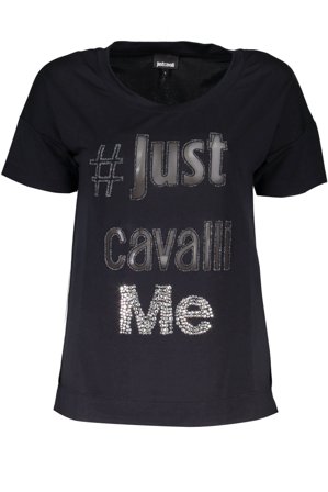 Just Cavalli T-shirt Maniche Corte Donna Nero