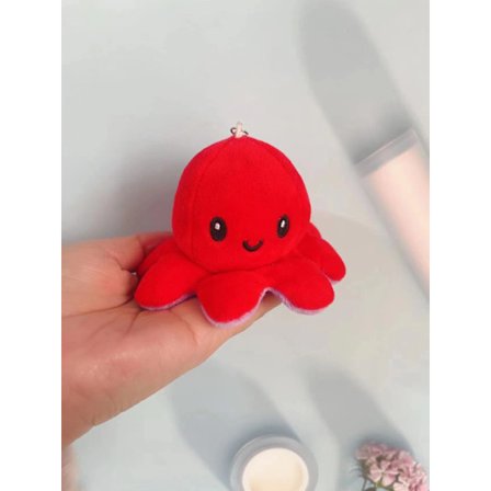Mub- Flip bläckfisk Octopus plyschleksak Flip docka Dubbelsidig flip docka Bläckfiskdocka trasdocka