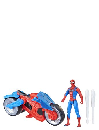 Marvel Marvel Spider-Man Spider-Man Web Blast Cycle Kids Playset With Poseable Spider-Man Action Figure - Multi/patterned - ONE SIZE
