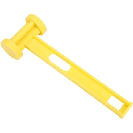 25x7.5x4cm Telt Hammer Plast Bærbar Lett Utendørs Hammer Klubbe Tang Jordspiker Hammerhåndtak Telt Camping Verktøy Utendørs Camping Tilbehør