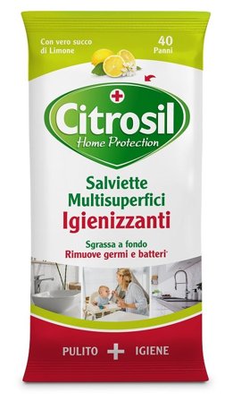 Citrosil Salviette Igienizzante Limone 40 Pezzi