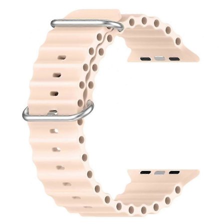Ocean-ranneke Apple Watch -rannekkeelle 49 mm 45 mm 44 mm 40 mm 41 mm 42 mm 38 mm silikoninen Correa-rannekoru [BR]