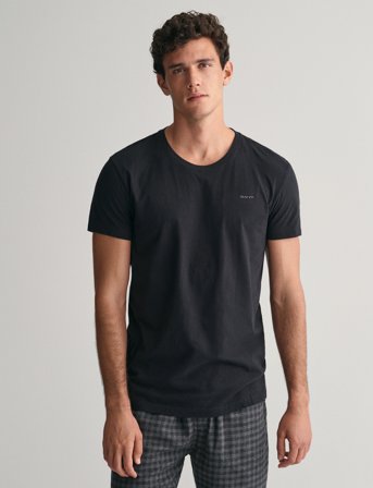GANT C-Neck T-Shirt 2-Pack - Black - XL