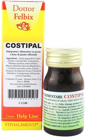 Costipal Integratore Alimentare In Grani 33g
