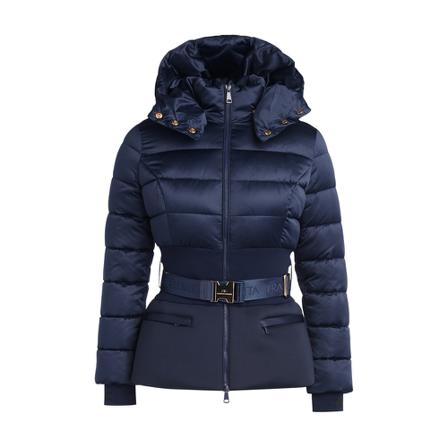 Elisabetta Franchi, Down Jackets Blauw, Dames, Maat:XS,polyester