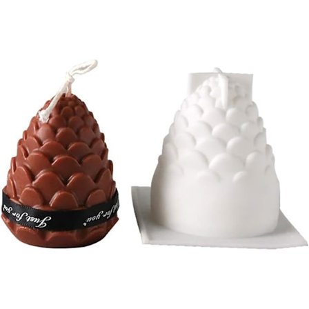 Silikonformer DIY Lyslaging Form 3D Silikonform Soyavoks