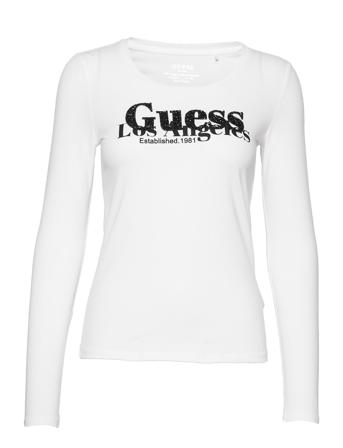 Ls Cn Astrelle Tee White GUESS Jeans