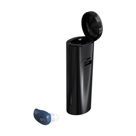 V21 Mini Single Ear Stereo Bluetooth V5.0 Trådlösa Öronproppar med Laddningsbox
