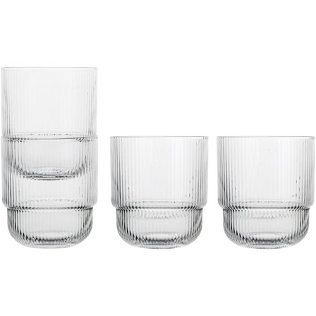 Sagaform Blanka vandglas 4-pak - Klar | KitchenOne