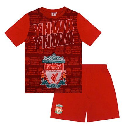 Liverpool FC Pojkar Isak 9 Sublimering Kort Pyjamasset 8-9 År