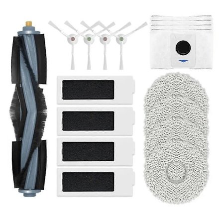 För T20 OMNI, T20 Max, T20 Pro, X1 Omni, X1 Turbo, Bork V830, V831 Borstfilter Mopp Dammpåsar Vakuumdelar