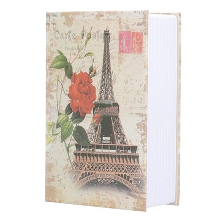 Innovativ Mini Bog Safe Simuleringsordbog i Rustfrit Stål Sikker Opbevaring til Hjemmekontor