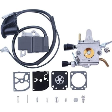 Forgaser Tændspole Membran Kit Kompatibel med STIHL FS120 R FS200 TS200 FS250 FS250R FS300 FS350 Brush Cutter Hg
