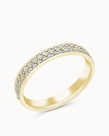 Eternity Ring Leah 18K Yellow Gold - Engagement Rings & Wedding Rings from Vanbruun