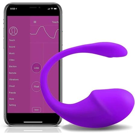 Smart Silikon Bekkenbunnsmuskel Trener For Kvinner Vanntett Blære Kontroll Trener Med App Fjernkontroll Oppladbar (Rose Rød) Purple