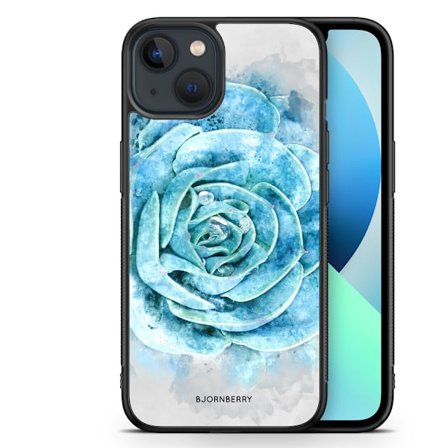 Bjornberry Skal iPhone 13 Mini - Blå Kaktus