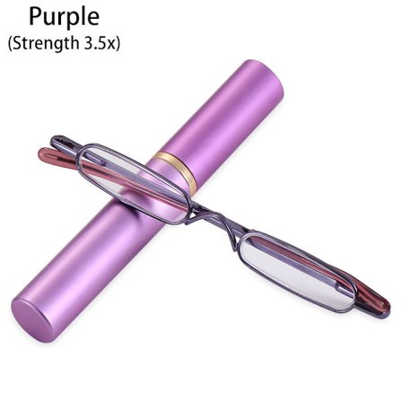 Smal Läsglasögon med Penna Slim Reading Glasses PURPLE STRENGTH