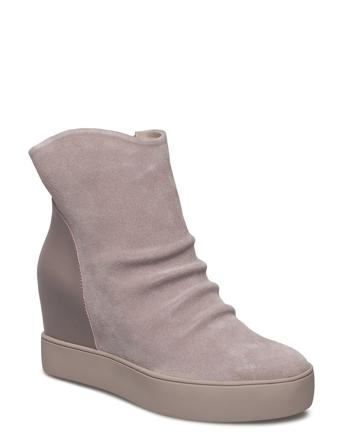 Trish S Shoes Boots Ankle Boots Ankle Boot - Heel Vaaleanpunainen Shoe The Bear