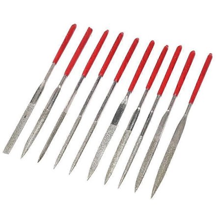 10 stk. Guitar Fil Fret Luthier Reparationsværktøj Guitar Nødspor Slibningsfil Sæt Pickguard Bro Også