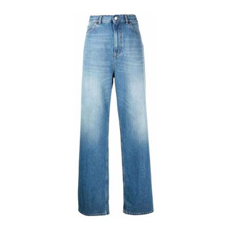 Valentino, Wide Jeans Blauw, Dames, Maat:W25
