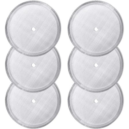 (1000 ml, 6 filtre) Kaffefilter, Fransk Kaffemaskine Rustfri, ZQKLA