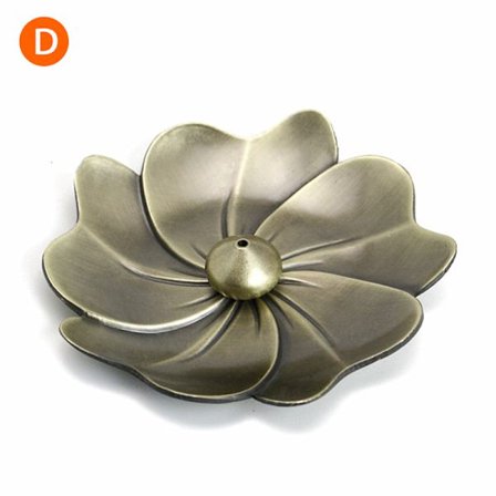 Legering Røgelse Brænder Stick Holder Buddhisme Lotus Line Røgelse