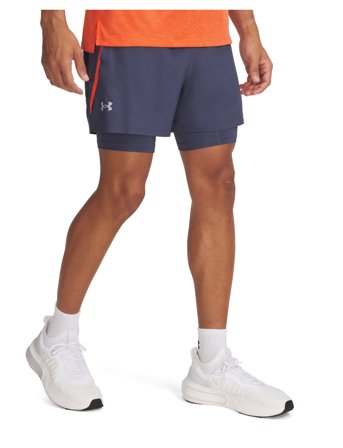 Under Armour Ua Launch 5'' 2-In-1 Shorts - Grey - S