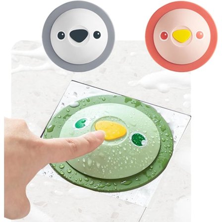 3 stk. Silikone Badekar Hårfilter, Køkkenvask Prop, Silikone Badekar Afløb, Brusebad Hårfilter, Universal Badekar S