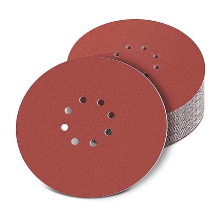 (30 stk., 120 240 grit) 225mm slibeskive, rund slibeskive, 8 huller slibepapir, sandpapir til tør slibemaskine giraf slibemaskine