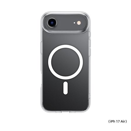 Yhteensopiva iPhone 17 Air Magsafe magneettisen läpinäkyvän puhelinkuoren kanssa, sopii Apple anti-drop läpinäkyvään kuoreen