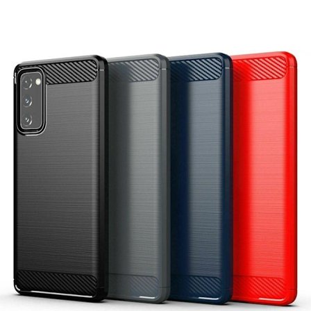 SKALO Samsung S20 FE Armor Carbon Iskunkestävä TPU suojakuori - Valitse väri