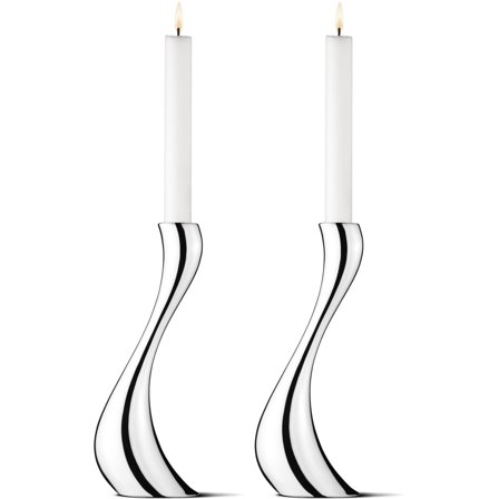 Georg jensen Cobra Ljusstake Stor 2-pack | Inredning > Ljusstakar & Lyktor > Ljusstakar > Ljusstake | Bagaren och Kocken