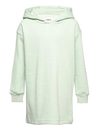 K Very Life Hoodie Sweat Dress Pnt Green Kids Only