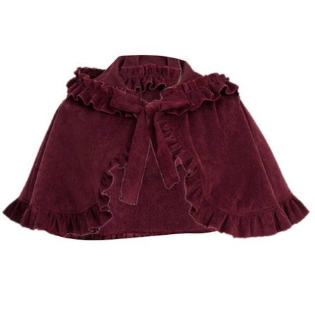 Elegante julekapper i fløyel, trendy vakre kapper, Halloween-kapper for julevarme, burgunder