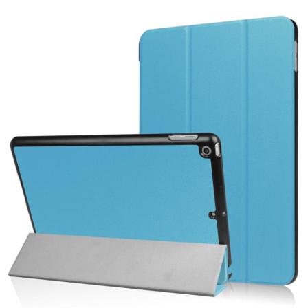 iPad 9.7" (2017) / (2018) - Slimfit Tri-Fold Fodral - Ljus Blå LightBlue Ljus Blå