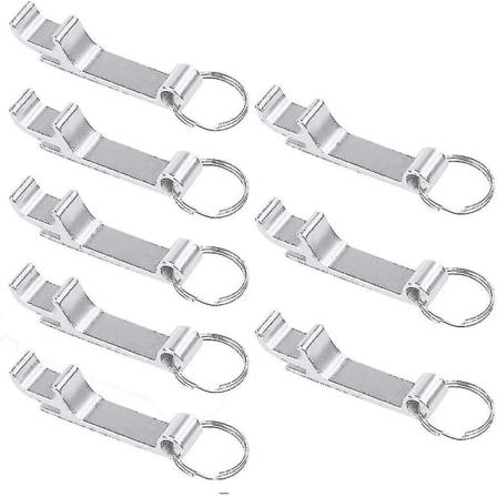 Dww-8-pack Ölflasköppnare, Metallflasköppnare Nyckelring Flasköppnare Korkdragare Ölbox