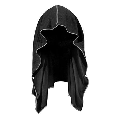 Kjølende hettehåndkle for nakke og ansikt, UV-beskyttet pustende myk øyeblikkelig kjøling