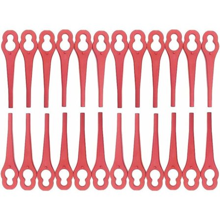 100 st ersättningsblad för sladdlös grästrimmer, plast