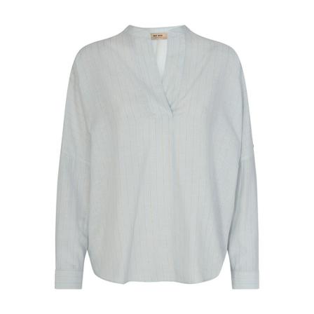MOS Mosh Ginny Stripe Bluse Blå, Dame
