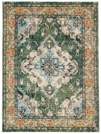 Leia 200X300 Green Medallion Rug