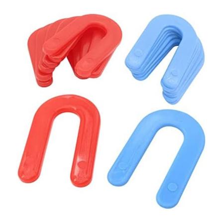 200-pakning plastskims strukturelle hestesko U-formede flis plastskims for nivellering, 1/8 tommer, 1/1